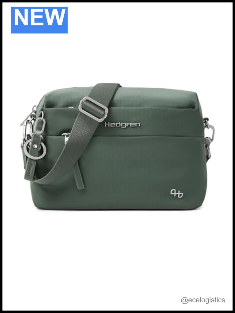 Hedgren Totoi Medium Crossover RFID Crossbody Bag Polyester Adjustable Strap
